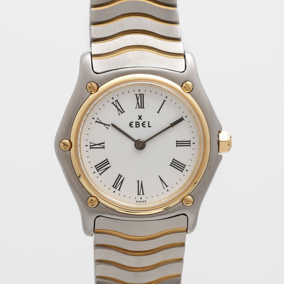 EBEL Sport Classique Damenuhr, Ref. 181908, ca. 1990er Jahre. Edelstahl ...