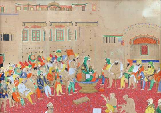 Gouache Malerei Wandposter Poster Mehrfarben Gouache