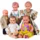 5 große Puppen 1 x Kämmer & Reinhardt, Celluloid-Baby m - фото 1