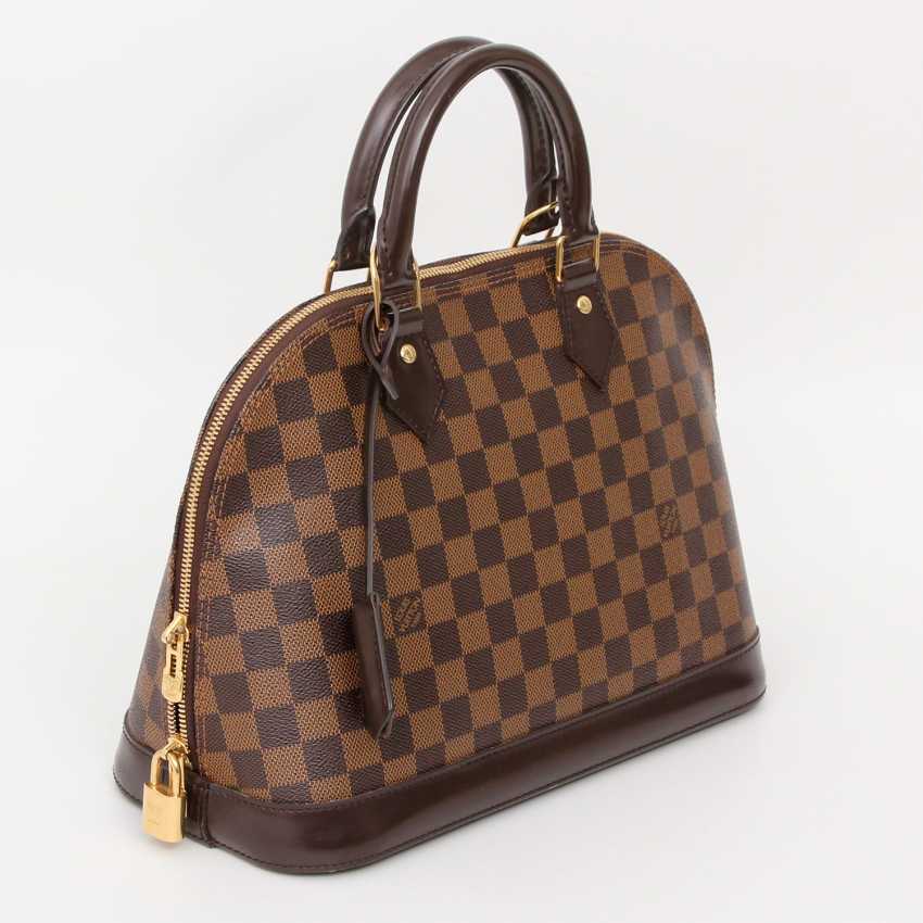 Auction LOUIS VUITTON classic tote bag &quot;ALMA PM&quot;, factory price approx.: 1.130,-€. — buy online ...