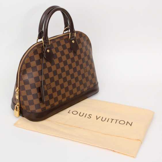 Auction LOUIS VUITTON classic tote bag &quot;ALMA PM&quot;, factory ...