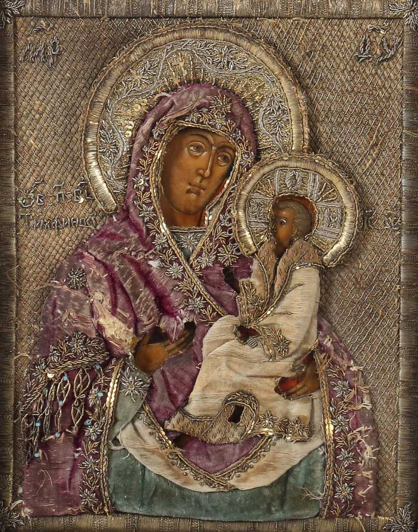 Icon Mother Of God Of Tikhvin With Oklad Russia Buy At Online Auction At Veryimportantlot Com Auction Catalog Auction 75 Art Antiques Varia Modern Highlights Day 2 From 26 06 Photo Price