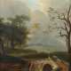 Maler des 19. Jahrhundert ''Landschaft mit Brücke'' - Foto 1