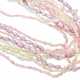 Kette: Süßwasser-Perlenkette mit hochwertiger Brillantschließe, 18K Bicolor - Foto 1