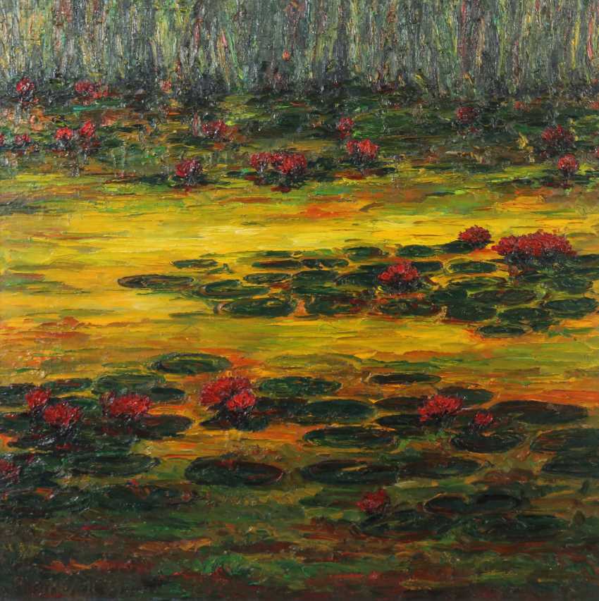Maler des 20./21 Jahrhundert ''Teichrosen'' — online bei Auktion kaufen.  Auktionskatalog "Auktion 75: Kunst, Antiquitäten, Varia, Highlights der  Moderne - Tag 2" vom 26.06.2020: Foto, Preis von Auktionslos 1970 bei  VERYIMPORTANTLOT.com