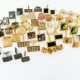 Manschettenknöpfe: großes Konvolut vintage Manschettenknöpfe aus unterschiedlichsten Materialien - фото 1
