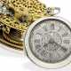 Pocket watch: early paircase verge watch with date, Peter Gobert London from 1720 - фото 1