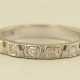 Ring: vintage Damenring mit kleinen Diamanten, 14K Gelbgold - фото 1