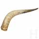 Graviertes Horn, Südafrika, Ende 19. Jahrhundert - Foto 1