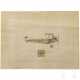 Ernst Udet - Zeichnung einer "Albatros B.II der Kaiserlich Deutschen Luftstreitkräfte - Ostdeutsche Albatros-Werke 1916", datiert und signiert 1922 - Foto 1