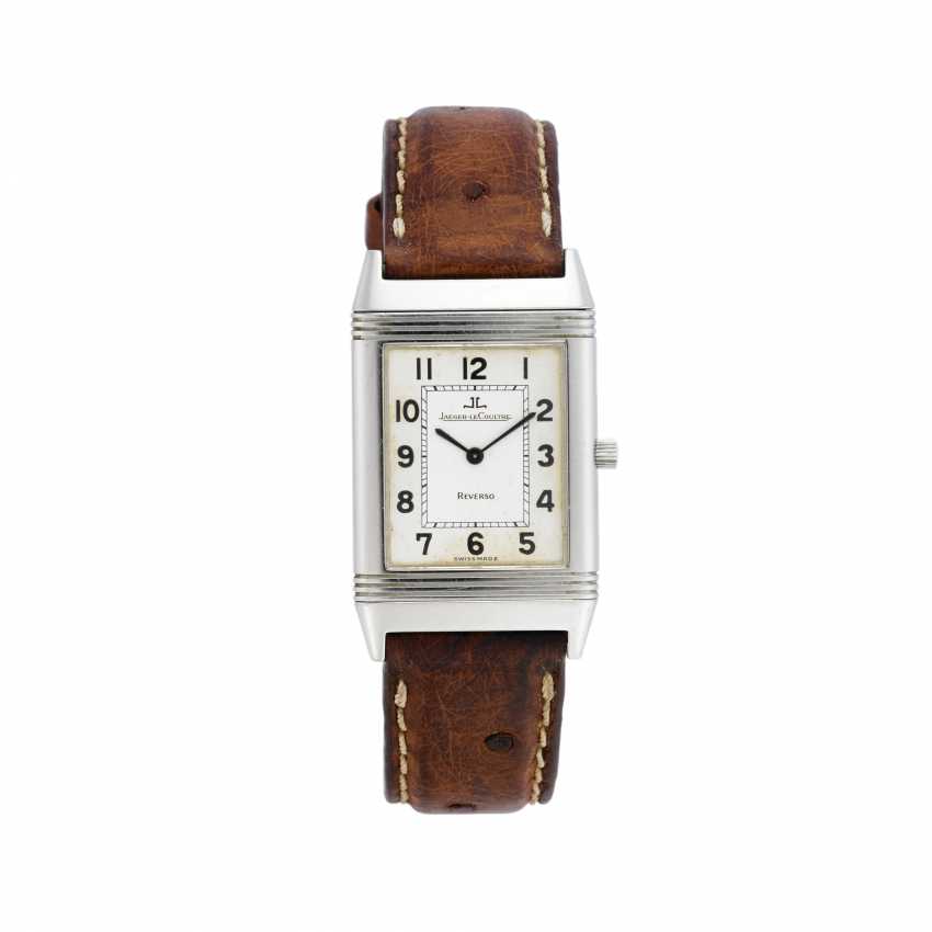 Jaeger Lecoultre Reverso Classic Armbanduhr Fur Herren In Edelstahl Mit Gravur Online Bei Auktion Kaufen Auktionskatalog Auktion 477 Uhren Vom 01 07 Foto Preis Von Auktionslos 438 Bei Veryimportantlot Com
