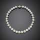 Collana di perle dei Mari del Sud di mm 12/13 circa con chiusura in oro bianco e diamanti - фото 1