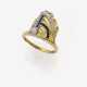 n. Historischer Ring mit Diamanten und Saphiren - фото 1