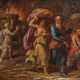 Italien (?) 17. Jahrhundert. Lot und seine Töchter entfliehen dem brennendem Sodom - фото 1
