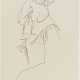 Schiele, Egon . Sitzende Dame. Circa 1914 - Foto 1