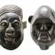 Zwei Masken, Holz, Kamerun Und - photo 1