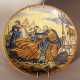 Italian ceramic dish painted in the centre with the scene of Jacob and Esau - Foto 1