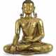 Große Bronze des sitzenden Buddha Shakyamuni - photo 1