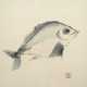 Jakugei: Fisch, Malerei, unter Glas gerahmt - photo 1