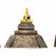 Drei Bronzeskulpturen des Buddha Shakyamuni - photo 1