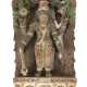 Holzschnitzerei mit Darstellung des stehenden Ganesha - Foto 1