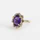 Ring mit Amethyst und Diamanten - Foto 1