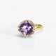 Ring mit Amethyst und Diamanten - фото 1