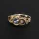 Ring mit hellblauem Spinell und Brillanten - фото 1