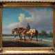 A. Klein, artist 19th Century, Horse rider with two horses by a river - Foto 1