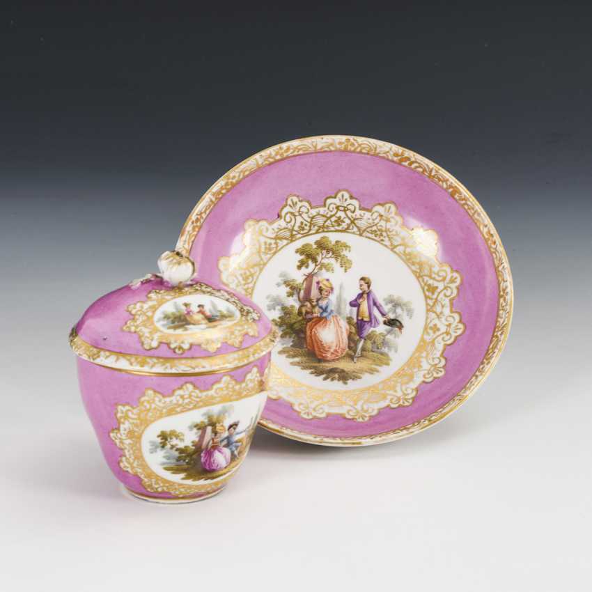 Quadrille La Contredanse Watteau Gemalde Reproduktion 2987