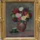 Suzanne Valadon (1865-1938)-attributed, Flower still life in vase with tea cup on a plinth - photo 1
