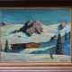 Austrian artist 20th Century, Skiing in the alps - фото 1