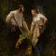 PINTA, Amable Louis (1820 Evry - 1888 Andelys). Paar im Wald. - photo 1