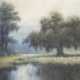 DRYSDALE, Alexander John (1870 Marietta - 1934 New Orleans). Stimmungsvolle Landschaft. - photo 1