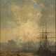 GRANDSIRE, Pierre Eugène (1825 Orléans - 1905 Paris). Hafenansicht im Nebel. - photo 1