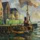 ANDERSEN, Finn (1909 Sala - 1987 Uppsala). Hafen. - photo 1