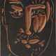 Pablo Picasso. Visage de Homme (Man's Face) 1966 - Foto 1