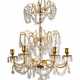 A FRENCH ORMOLU AND ROCK CRYSTAL SIX-LIGHT CHANDELIER - Foto 1