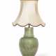 A CHINESE LONGQUAN CELADON VASE, MOUNTED AS A LAMP - photo 1