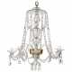 A BOHEMIAN BAROQUE CUT AND MOULDED-GLASS SIX-LIGHT CHANDELIER - photo 1