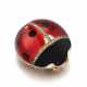 Faberge, Peter Carl. Faberge. A JEWELLED GUILLOCHÉ AND CHAMPLEVÉ ENAMEL GOLD BROOCH IN THE FORM OF A LADYBIRD - Foto 1