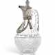 Faberge. A PARCEL-GILT SILVER-MOUNTED CUT-GLASS DECANTER - фото 1