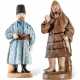 A PORCELAIN FIGURE OF A COSSACK AND A PORCELAIN FIGURE OF A LAPLANDER FROM THE ‘PEOPLES OF RUSSIA’ SERIES - Foto 1