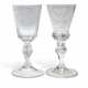Imperial Glass Factory. TWO GLASS GOBLETS - Foto 1