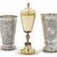 TWO SILVER BEAKERS AND A PARCEL-GILT SILVER CUP AND COVER - фото 1