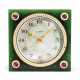 Cartier. ART DECO NEPHRITE JADE, RUBY, ENAMEL AND MOTHER-OF-PEARL CLOCK, CARTIER - фото 1