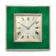 Cartier. EARLY 20TH CENTURY ENAMEL, IVORY AND DIAMOND CLOCK, CARTIER - Foto 1