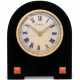 Cartier. ART DECO ONYX, ENAMEL, CORAL AND DIAMOND DESK CLOCK, CARTIER - photo 1