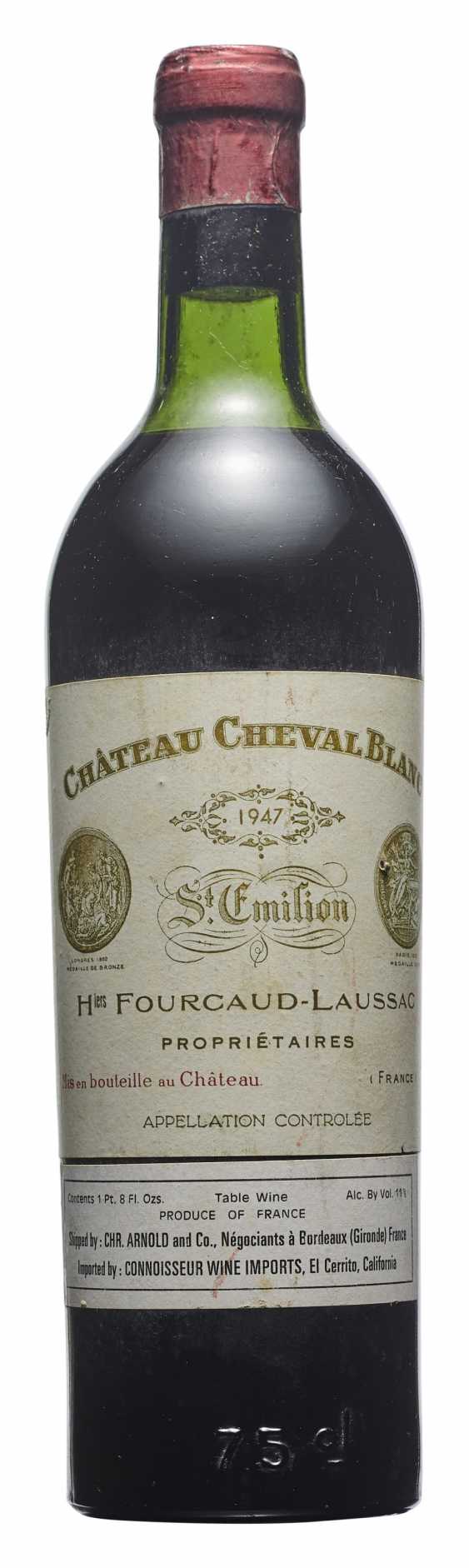 Bordeaux Chateau Cheval Blanc 1947 Photo Price Lot 93 From The Auction Catalog From 31 07 Buy Online