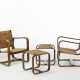 Giuseppe Pagano Pogatschnig. Pair of armchairs with stools - Foto 1